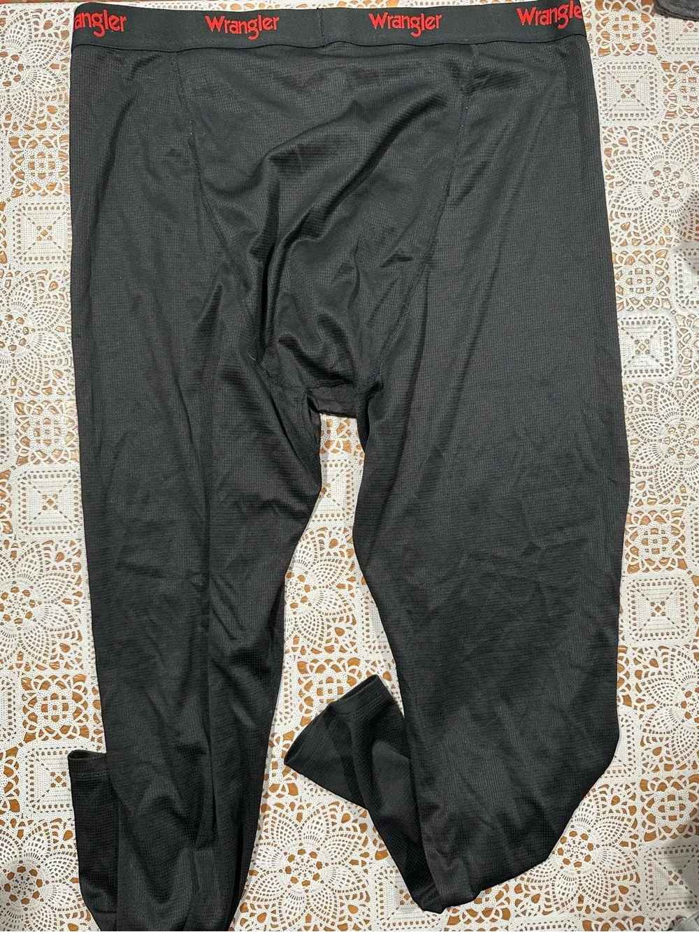 Wrangler Performance Base Layer Thermal Leggings Black 2XL 44-46